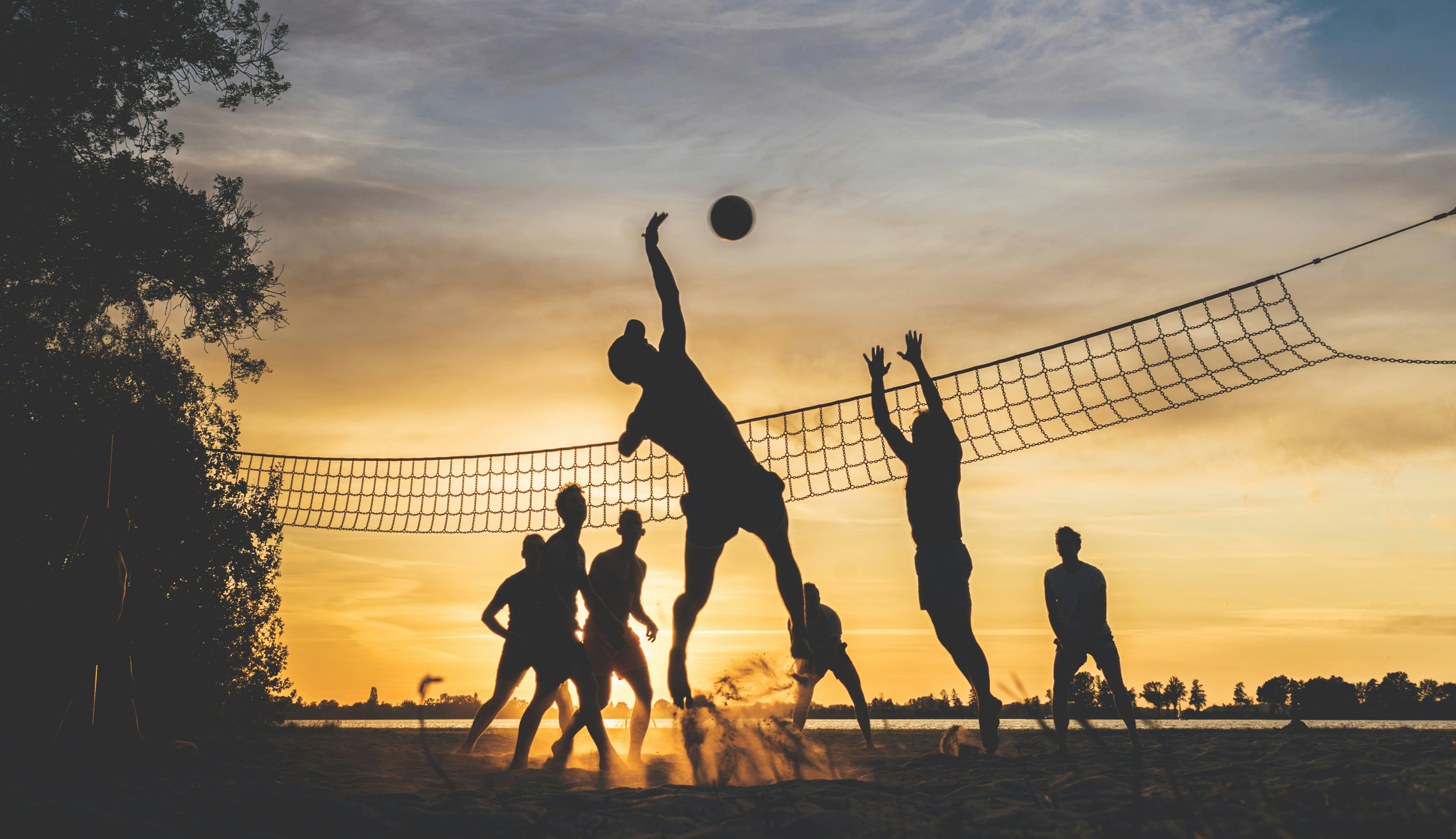Bild von einem Volleyballspiel 1